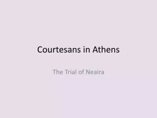 Courtesans in Athens