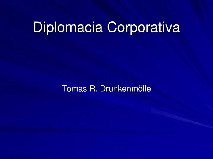 diplomacia corporativa