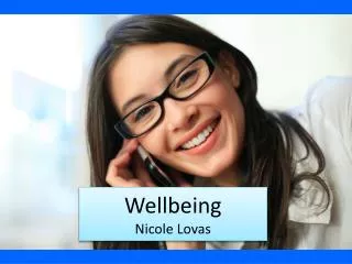 Wellbeing Nicole Lovas