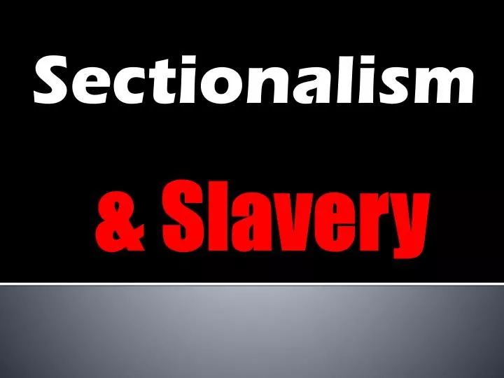 sectionalism