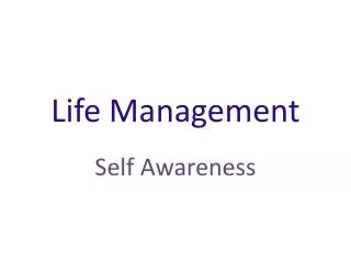 life management