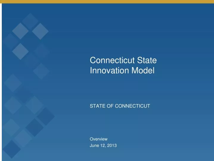 connecticut state innovation model