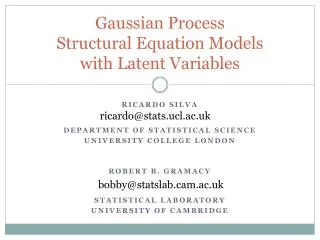 Gaussian Process Structural Equation Models with Latent Variables