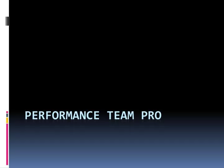 performance team pro