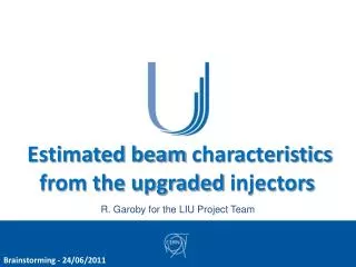 R. Garoby for the LIU Project Team