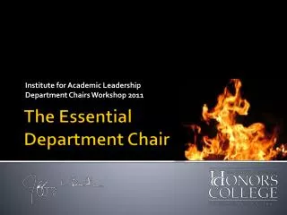 The Essential Department Chair