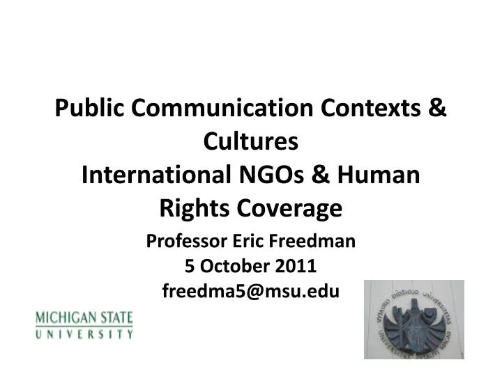 public communication contexts cultures international ngos human rights coverage