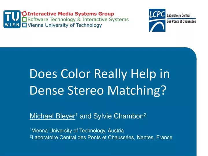 does color really help in dense stereo matching