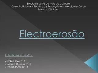 electroeros o