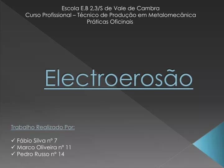 electroeros o