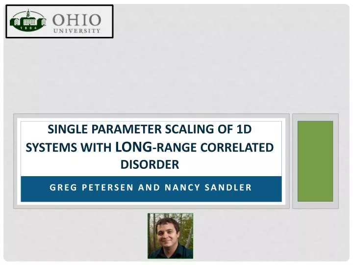 single parameter scaling of 1d systems with long range correlated disorder