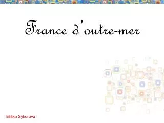 france d outre mer