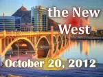 the New West - slide 1