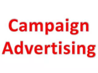 Campaign Advertising