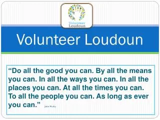 Volunteer Loudoun