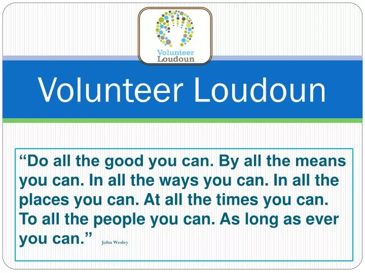 volunteer loudoun