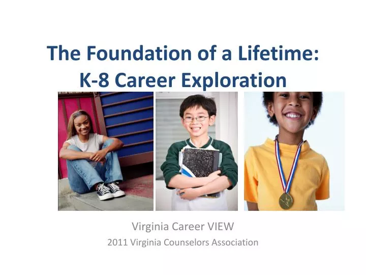 the foundation of a lifetime k 8 career exploration
