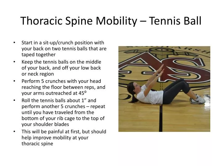 thoracic spine mobility tennis ball