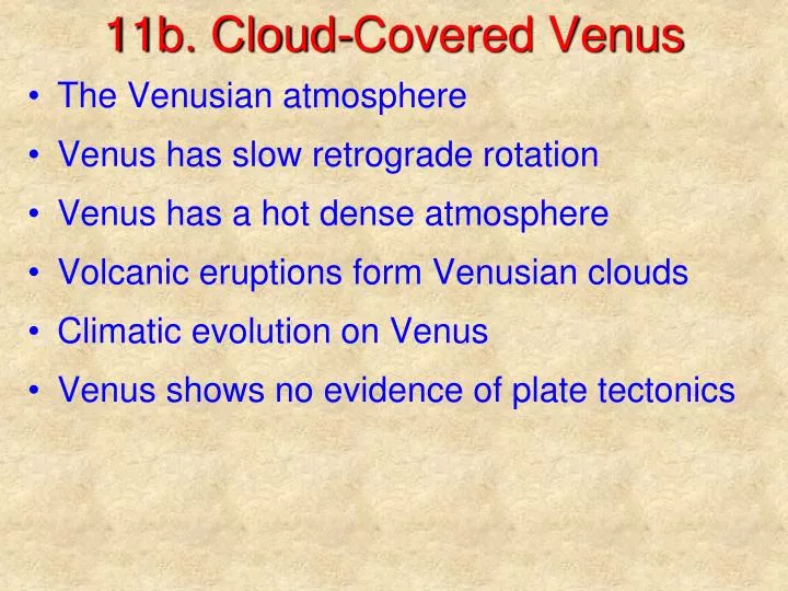 11b cloud covered venus