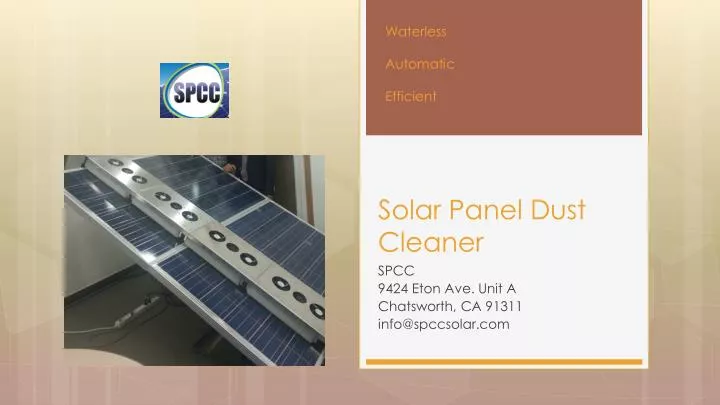 solar panel dust cleaner
