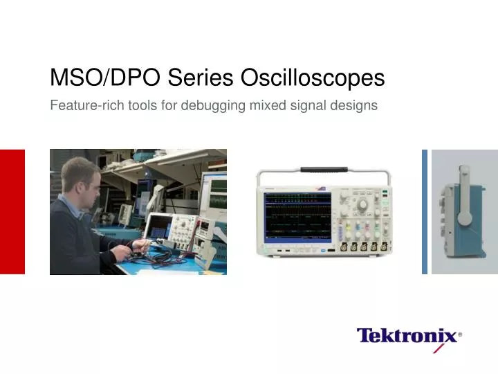 mso dpo series oscilloscopes