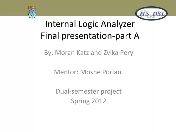 internal logic analyzer f inal presentation part a