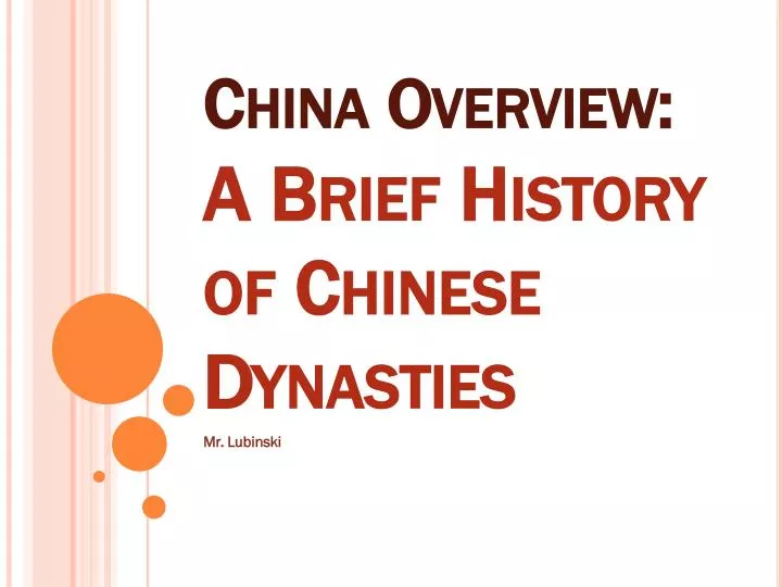 china overview a brief history of chinese dynasties