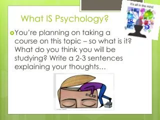What IS Psychology?