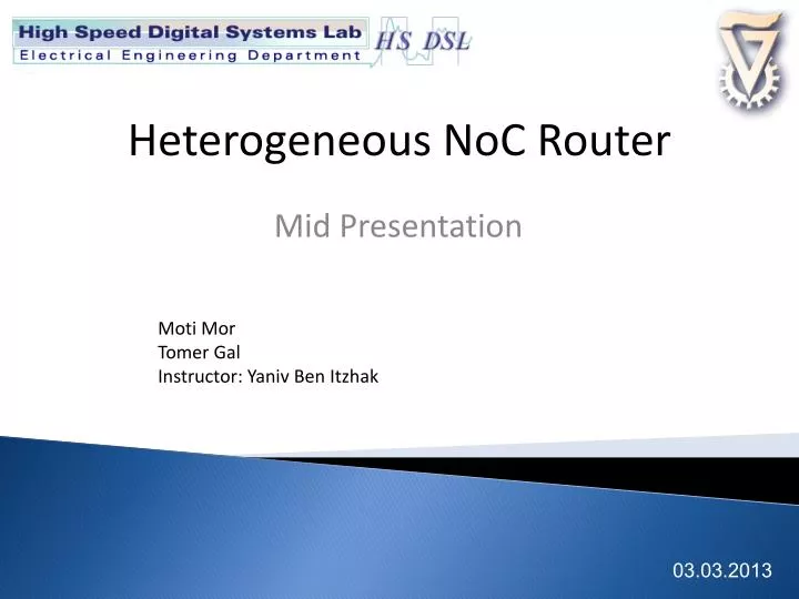 heterogeneous noc router
