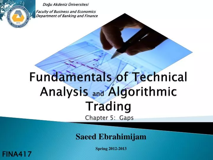 fundamentals of technical analysis and algorithmic trading chapter 5 gaps