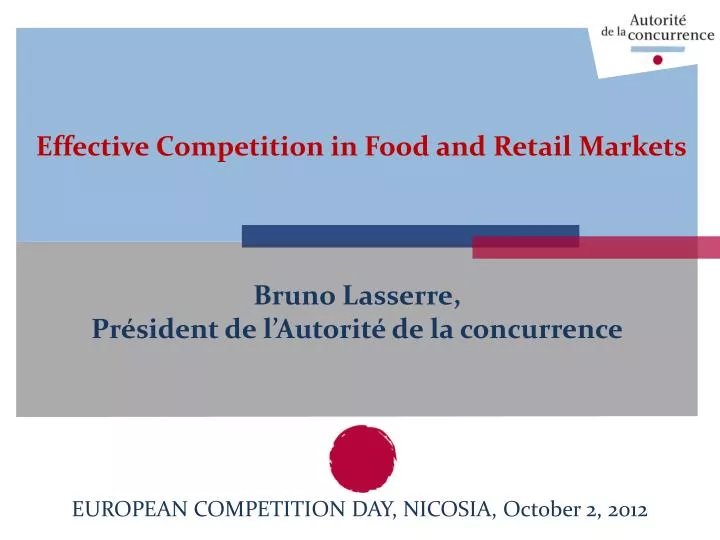 effective competition in food and retail markets