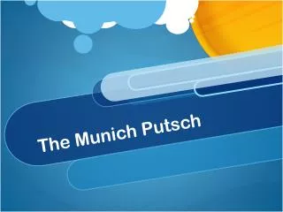 The Munich Putsch