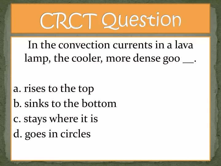 crct question