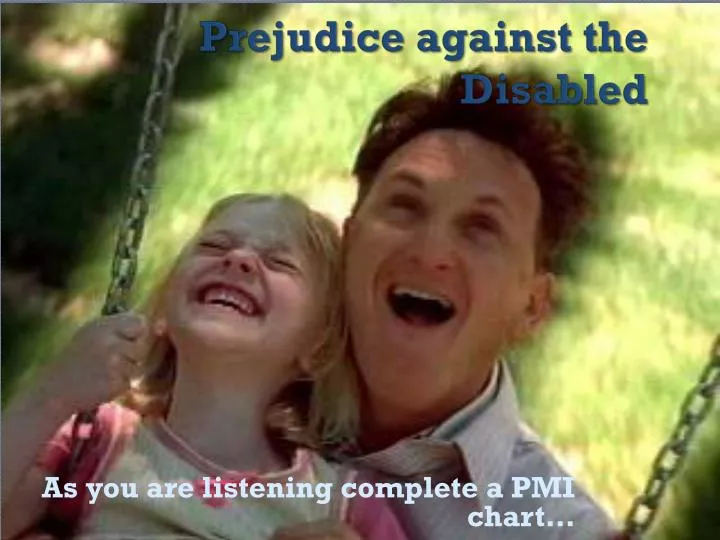 prejudice against the disabled