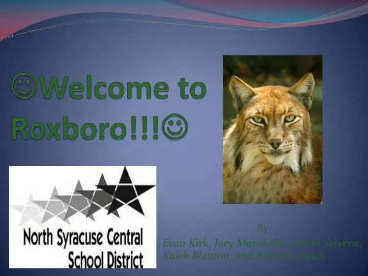 welcome to roxboro