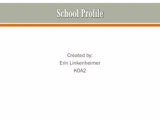 School Profile