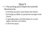 Quiz 5 - slide 1