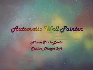 Automatic Wall Painter