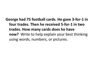 answer : 75 cards