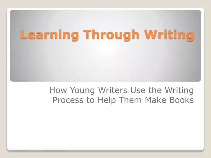 learning through writing