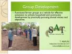 Empowering Communities through Functional Farmer Groups: A Guide to Effective Extension - slide 1