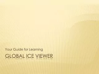 Global Ice Viewer