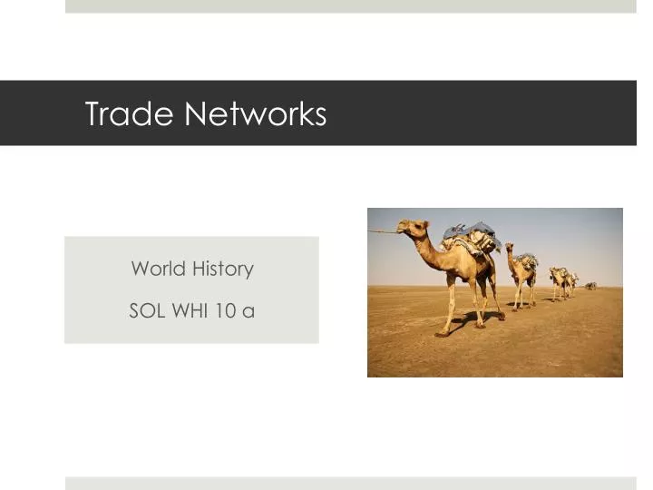trade networks