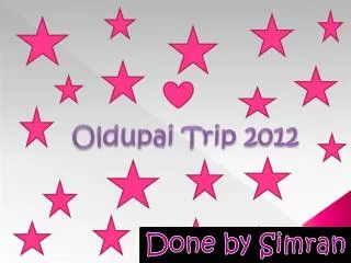 Oldupai Trip 2012