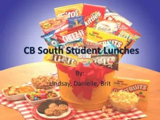 CB South Student Lunches