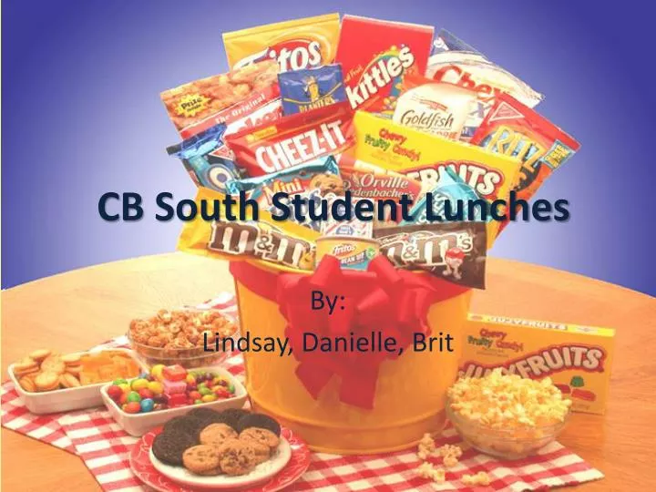 cb south student lunches