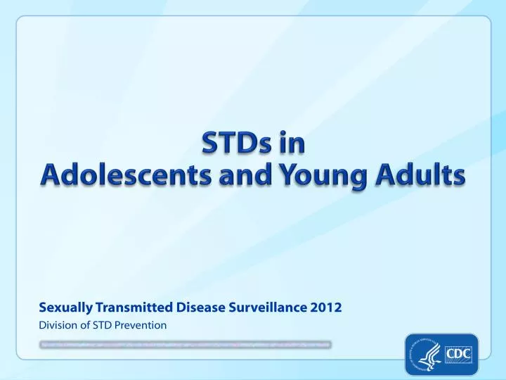 stds in adolescents and young adults