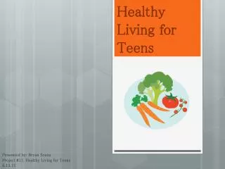 Healthy Living for Teens