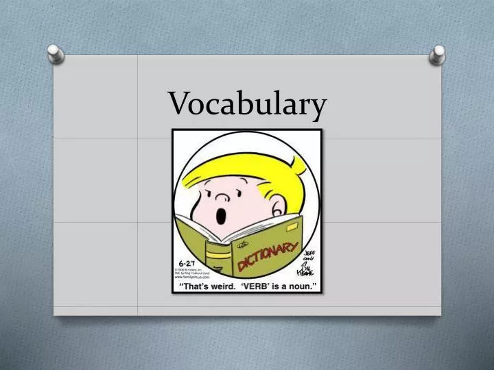 vocabulary