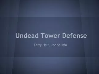 Undead Tower Defense